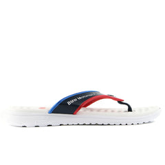 Puma BMW Slip-In Thong Sandal - White/BMW Blue/Red - Mens