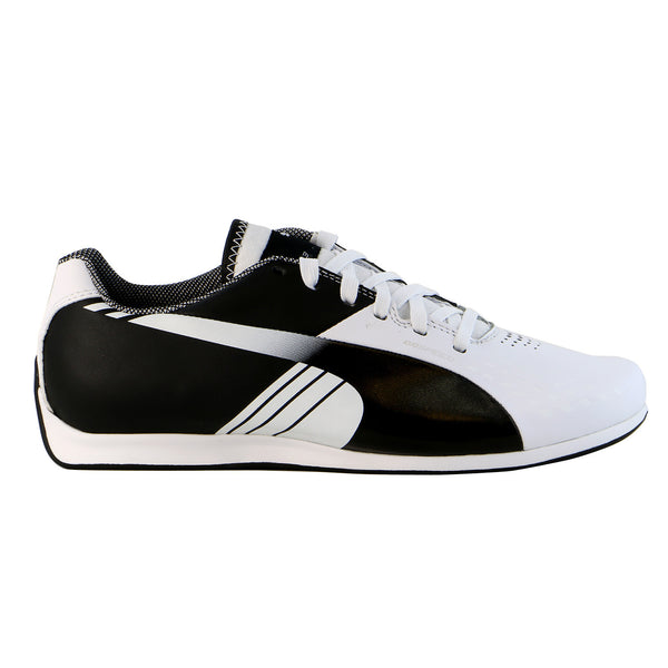 Puma evoSpeed 1.3 Lo Motorsport Fashion Shoe - White/Steel Gray/Black - Mens