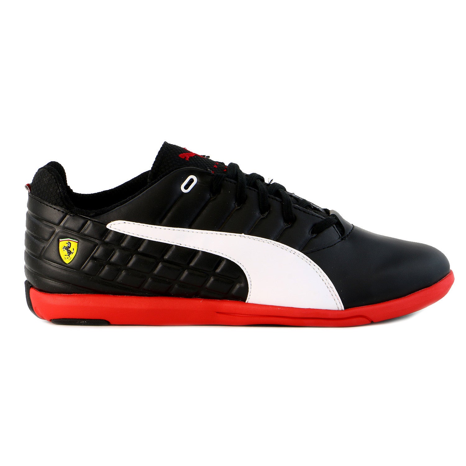 Puma Pedale Scuderia Ferrari Motorsport Fashion Shoe Rosso Corsa Black Mens