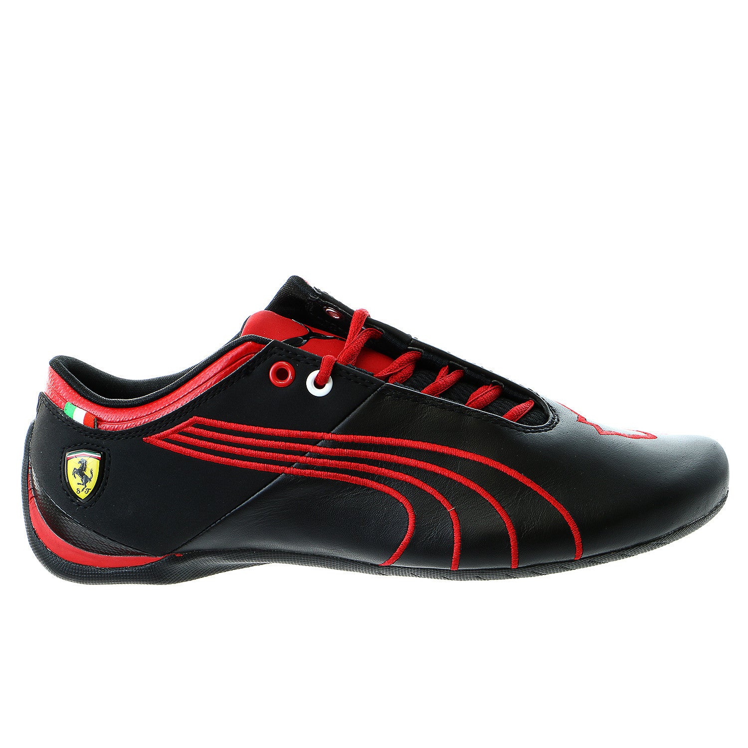 Puma Cat M1 Ferrari Tifosi Fashion Sneaker Shoe - White/Rosso - Shoplifestyle