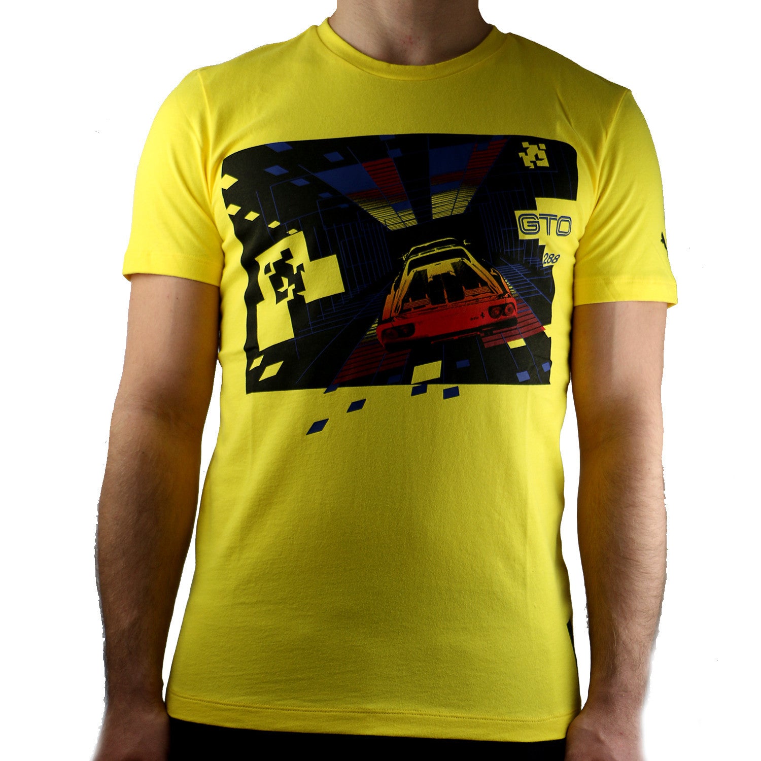 Puma ferrari yellow t shirt cheap