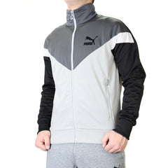 Puma Icon MCS Track Jacket - Limestone Gray - Mens Puma Icon MCS Track Jacket - Limestone Gray - Mens