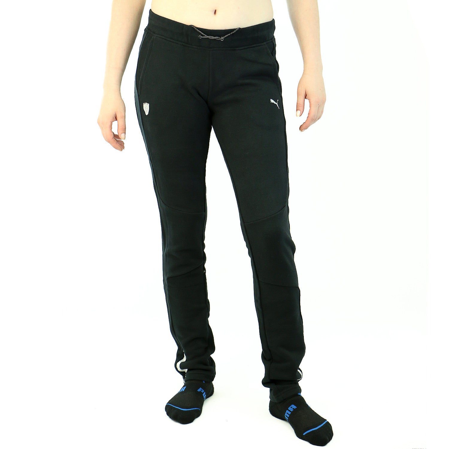 Puma Ferrari Sweat Pants Black Womens Shoplifestyle