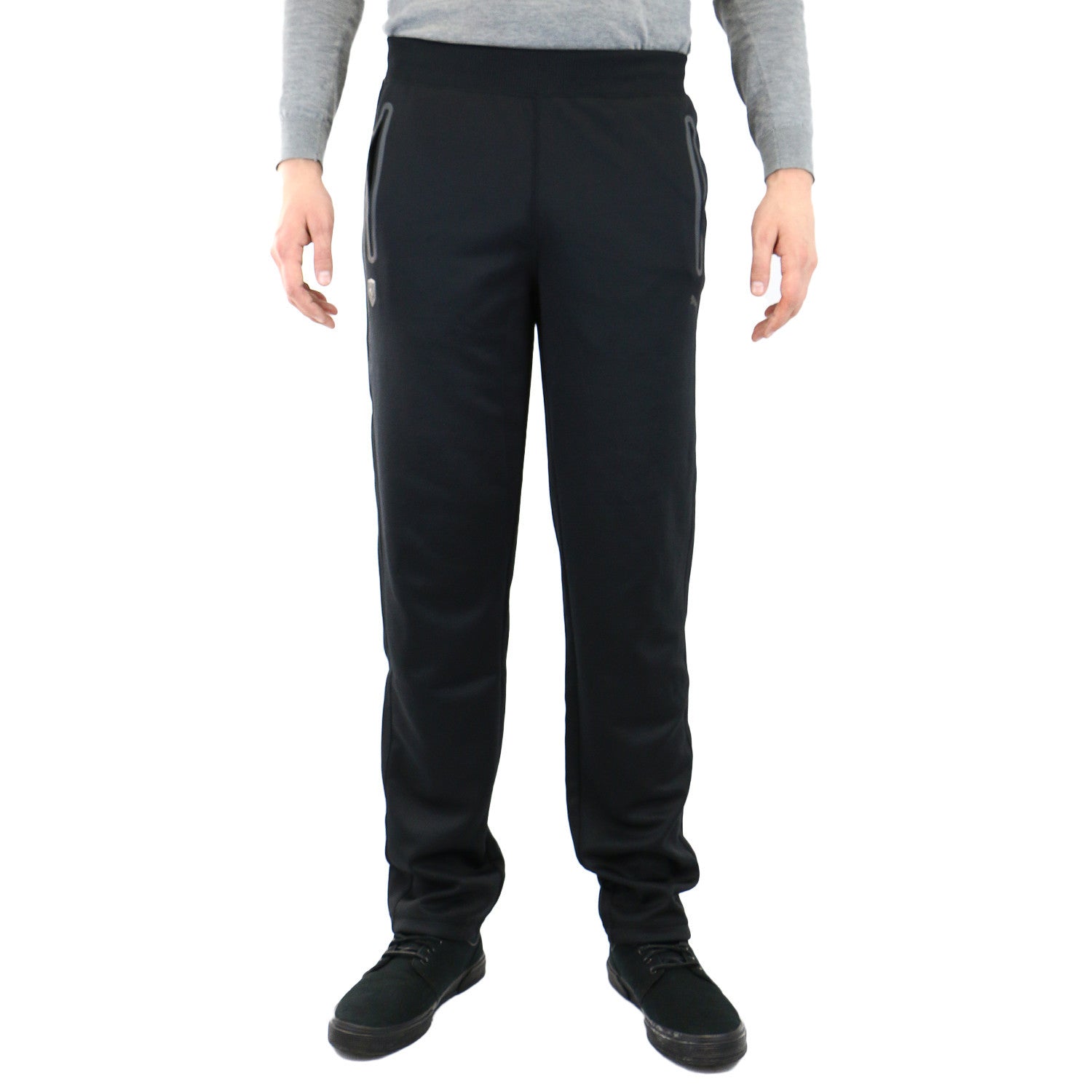Puma Ferrari Track Athletic Pants - Black - Mens - Shoplifestyle
