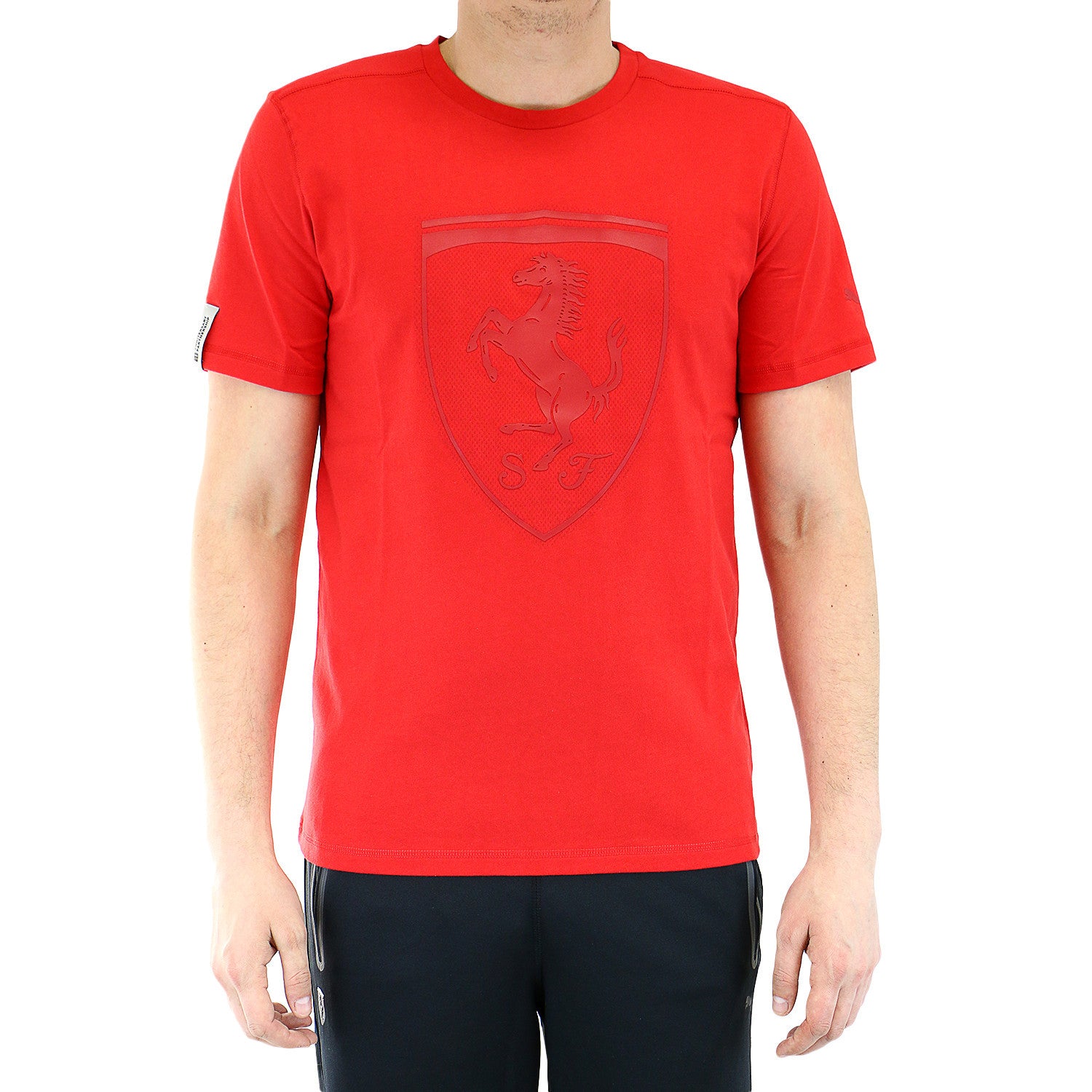 Mens Shoplifestyle Puma - Ferrari T-Shirt - Tee - Fashion Fan Black