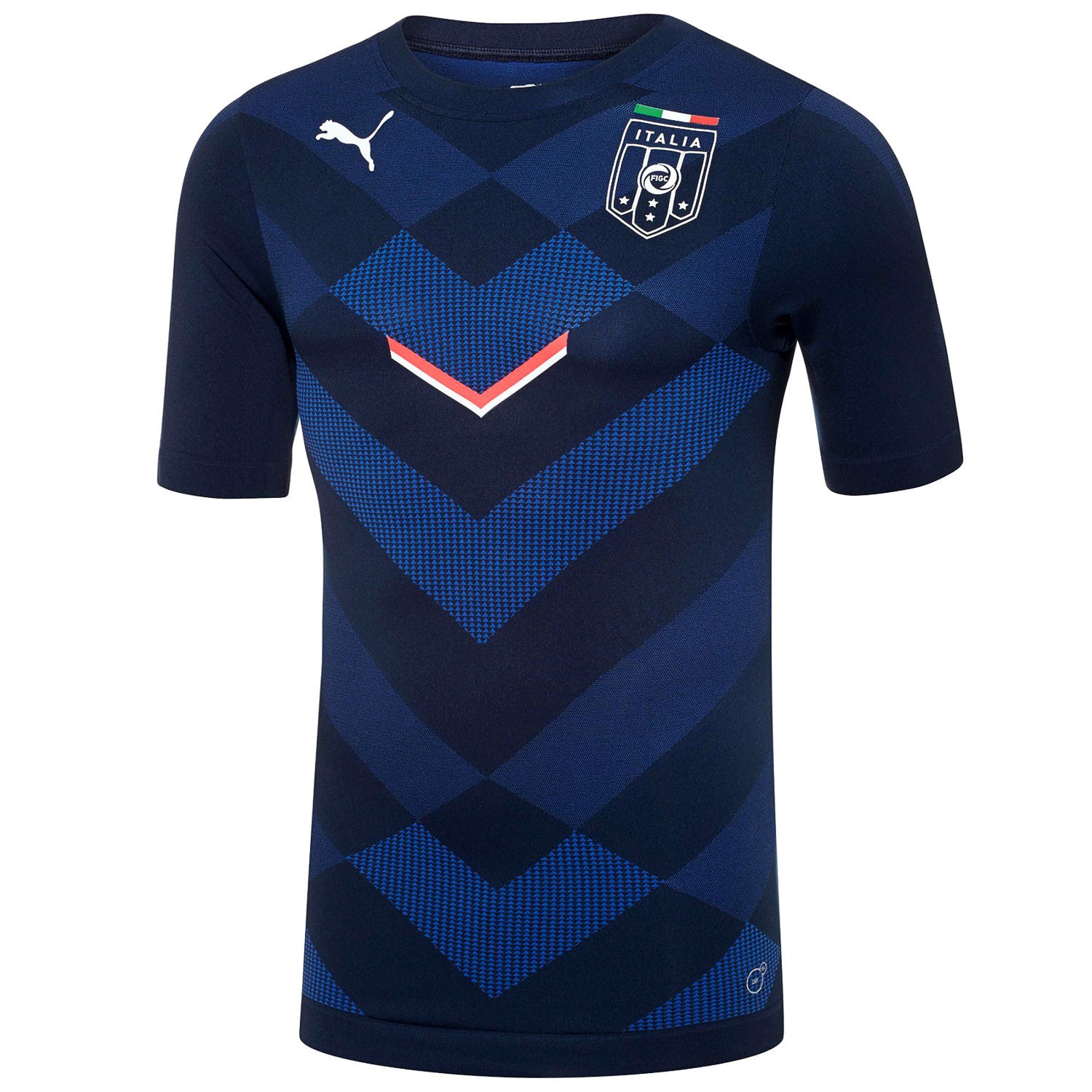 Jersey Power Puma - Blue/Pea FIGC Tee Shoplifestyle Fan Italia Team Stadium T-Shirt -