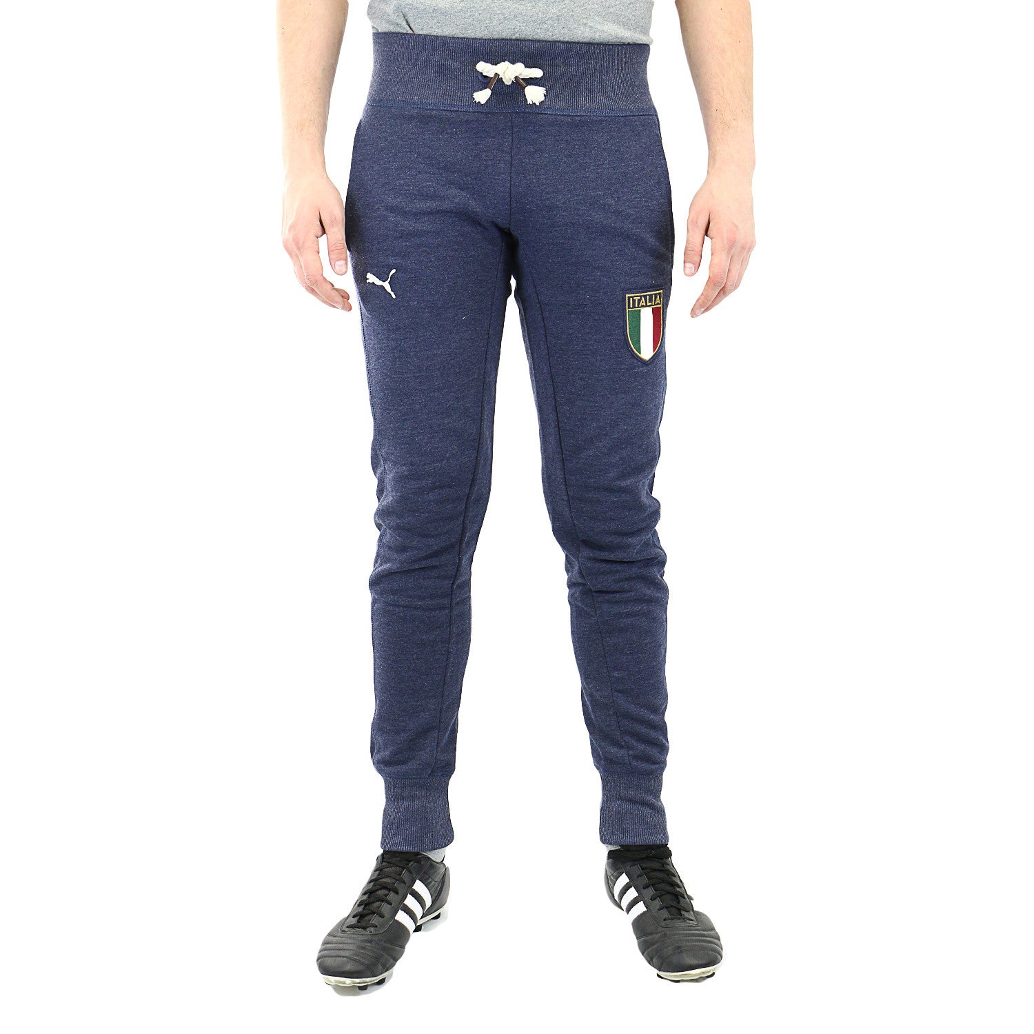 Puma FIGC Italia Azzurri Coat - Mens Cuffed Sweat Pea Shoplifestyle - Terry Pants 