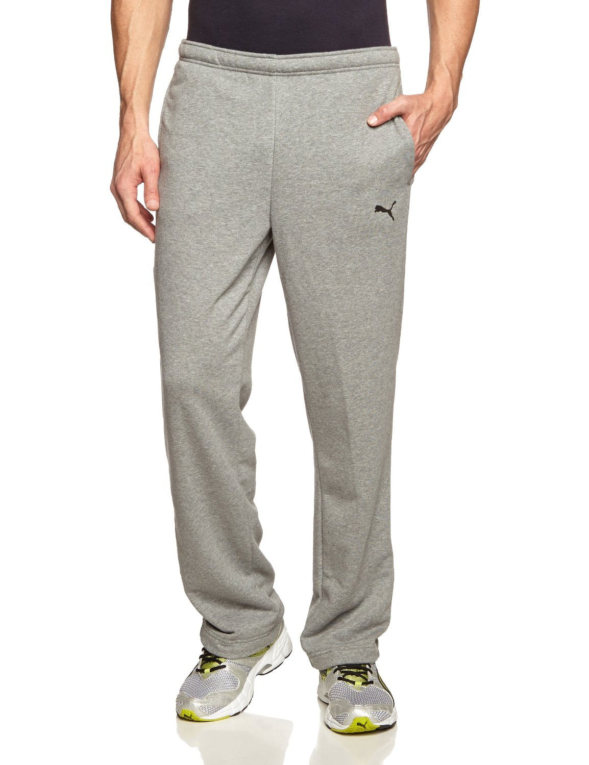 Puma Ess Pants - Medium Heather/Grey - Mens - Shoplifestyle