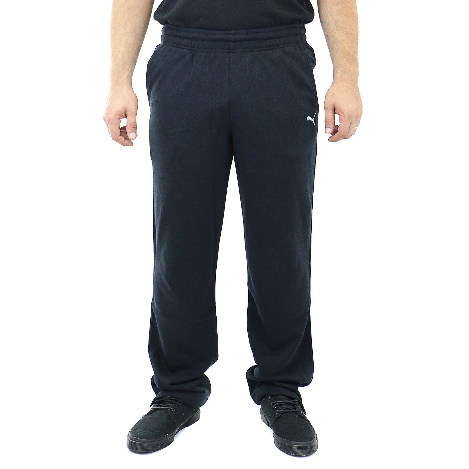 Puma Open Sweat Pants open sweatpants Black Mens Shoplifestyle