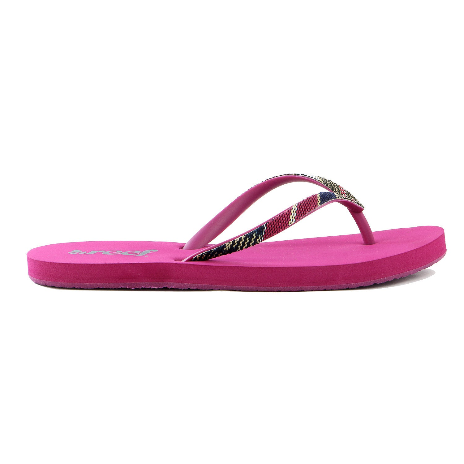 Reef Guatemalan Stargazer Flip Flop Sandal Black Multi Womens
