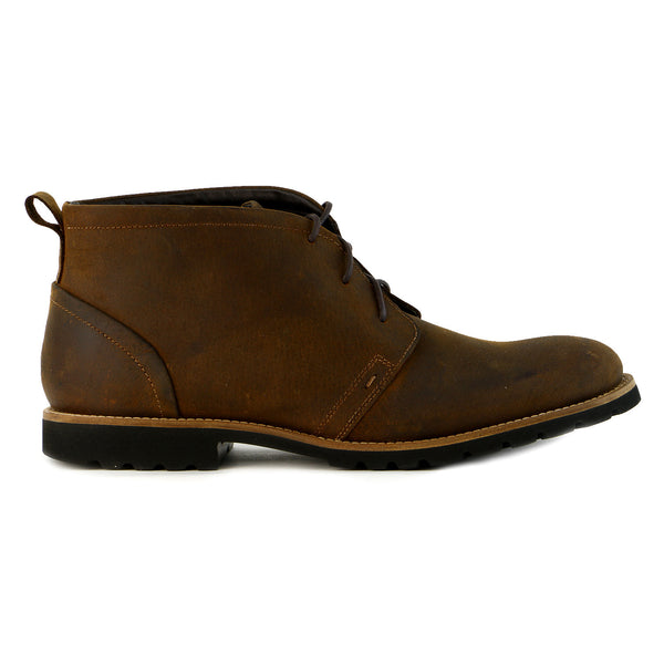 Rockport Charson Lace-Up Boot  - Dark Brown Crazy Horse - Mens