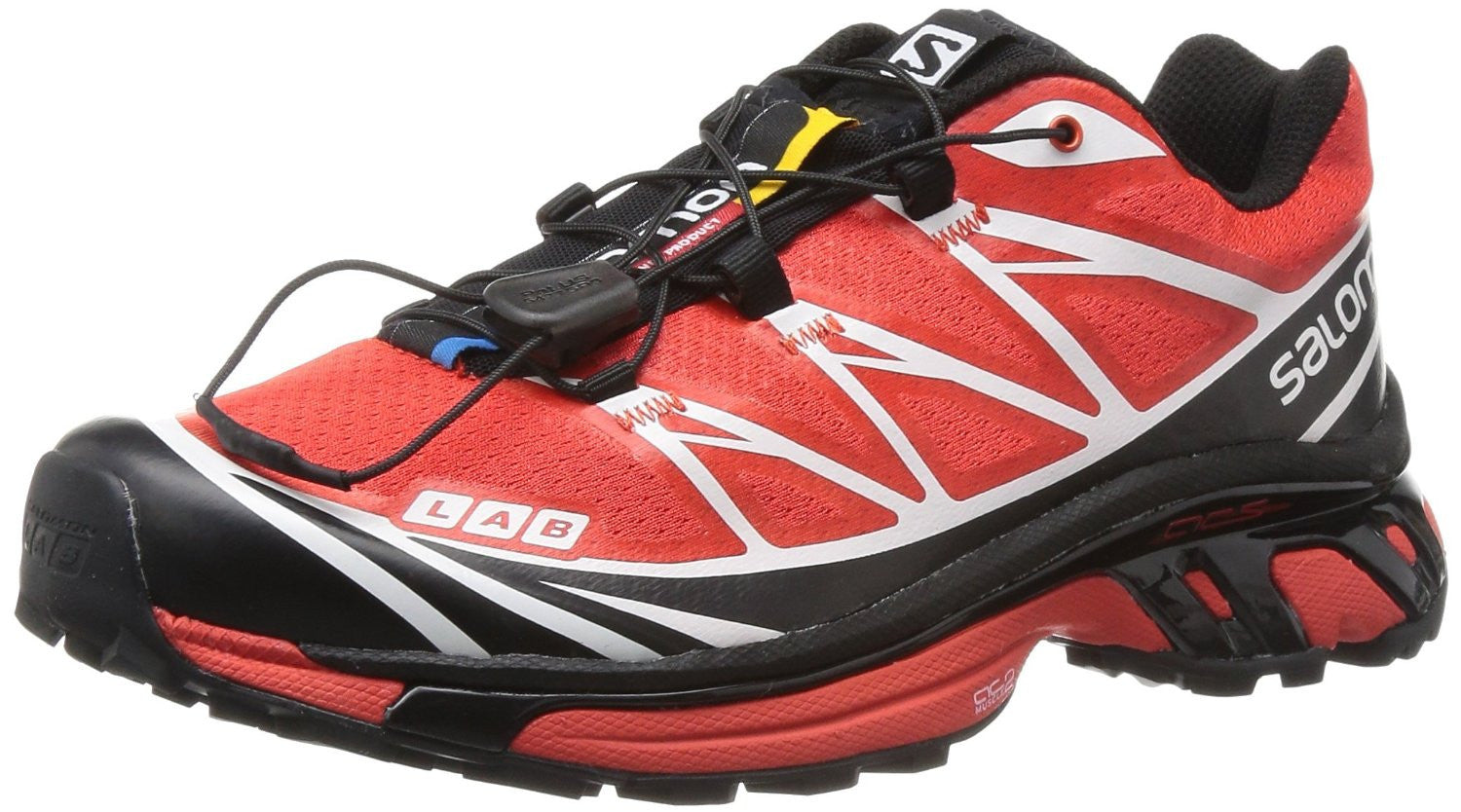 Salomon S-Lab Xt 6 Softground Running Shoes Black/White/Racing Red - - Shoplifestyle