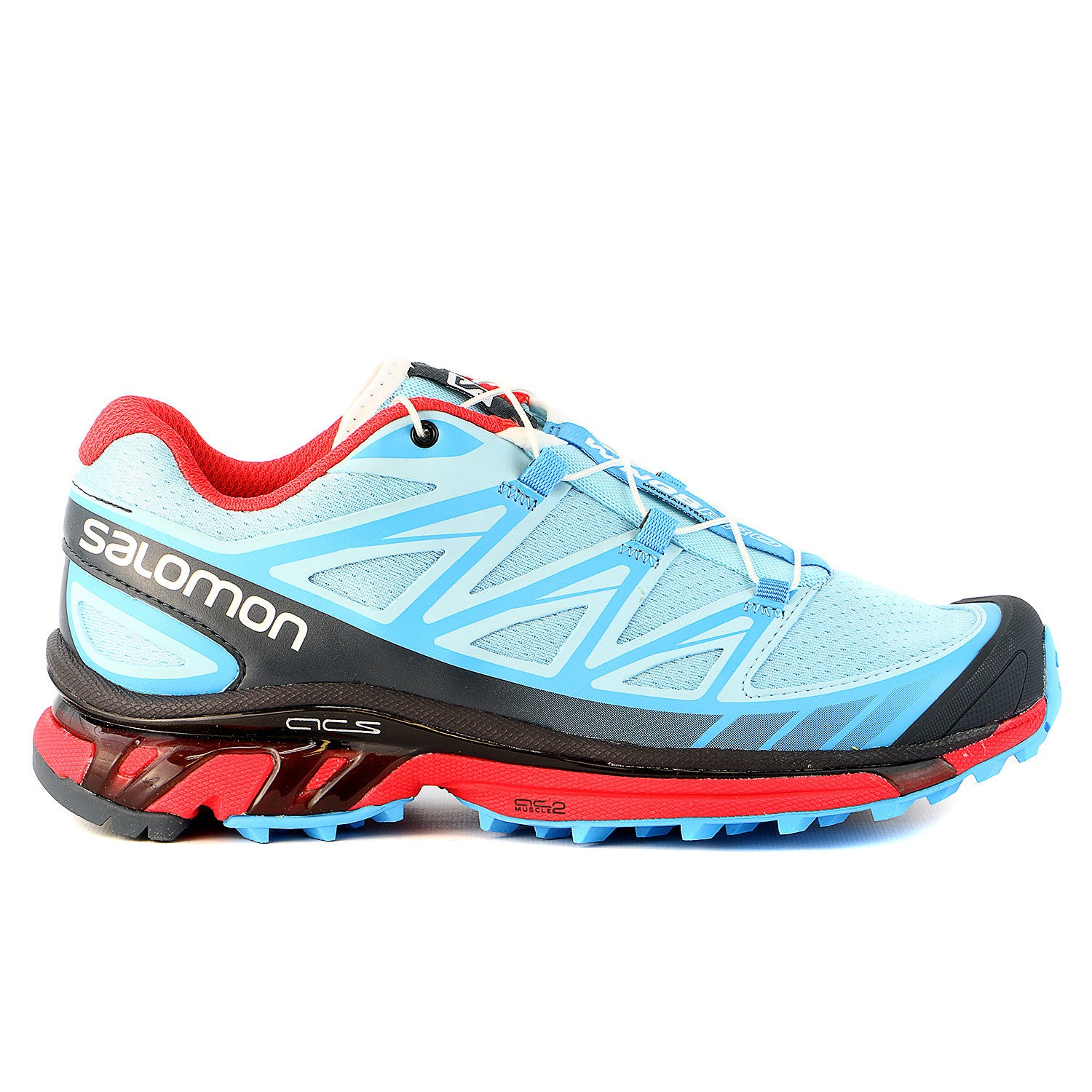 Salomon Wings Pro Shoe Air Blue Line Papaya Womens