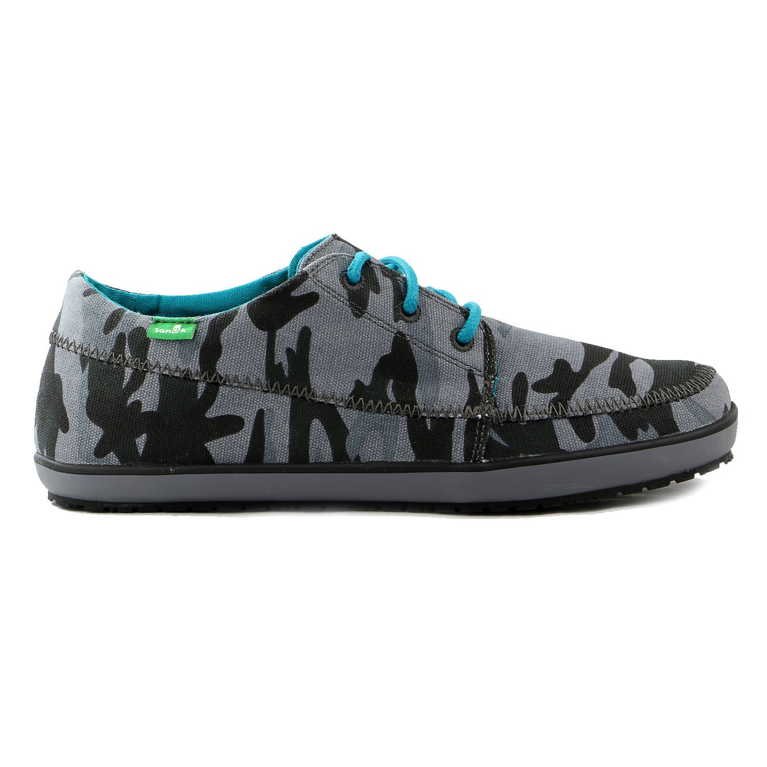 Sanuk Cassius Camo Sneaker Shoe - Grey/Camo - Mens - Shoplifestyle