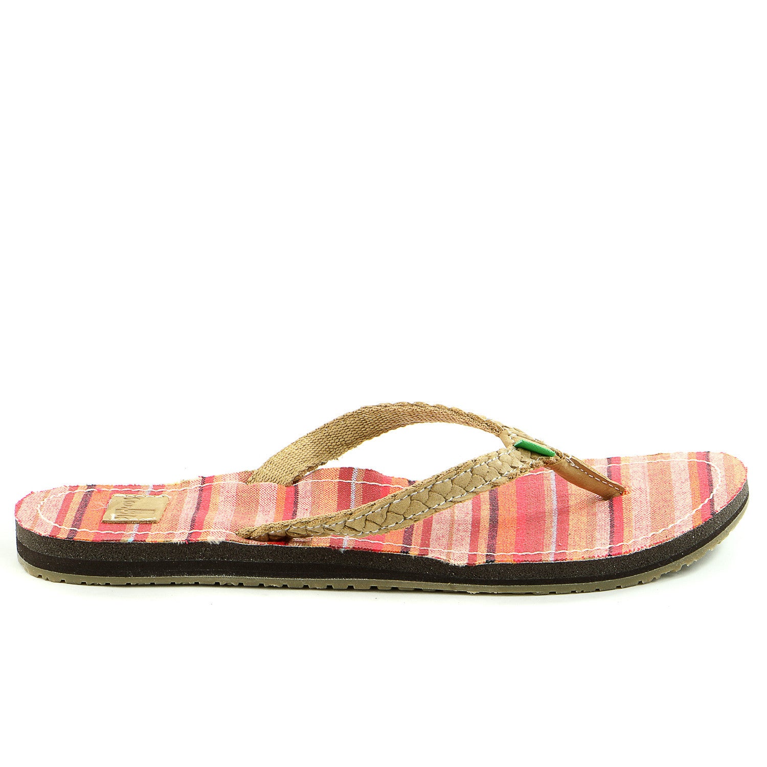 Sanuk red sales flip flops
