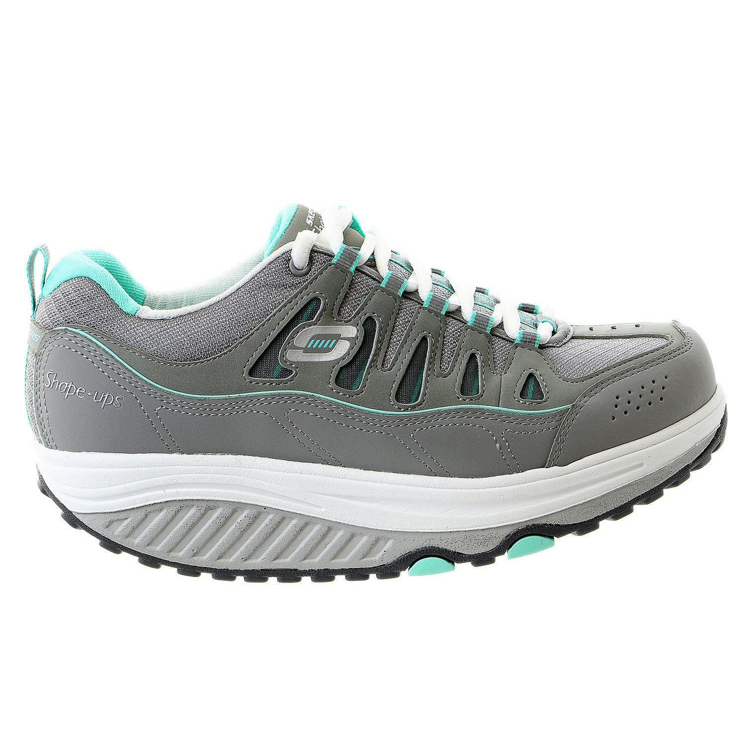 Skechers Shape Comfort Stride Walking Sneaker - Gray Mint - Shoplifestyle
