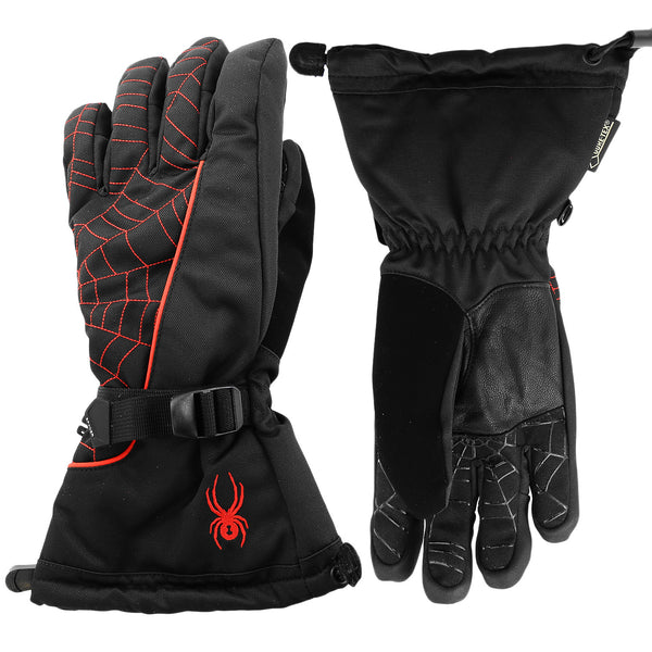 Spyder Overweb GORE-TEX Glove  - Black/Volcano - Mens