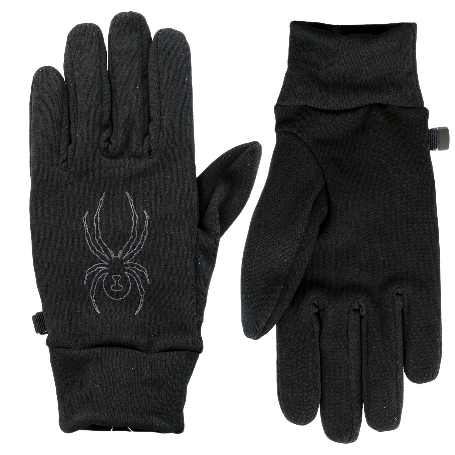 spyder handschuhe herren sale Spyder Stretch Fleece Conduct Glove - Black/Pol - Mens