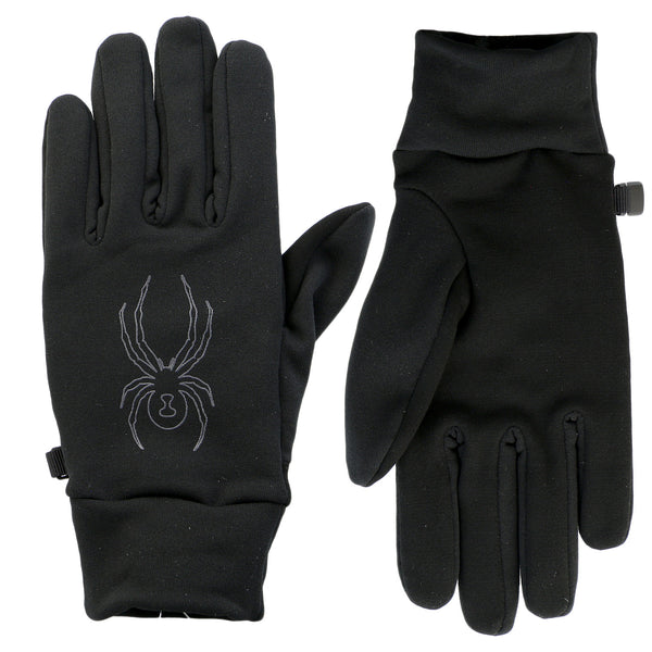 Spyder Stretch Fleece Conduct Glove  - Black/Pol - Mens