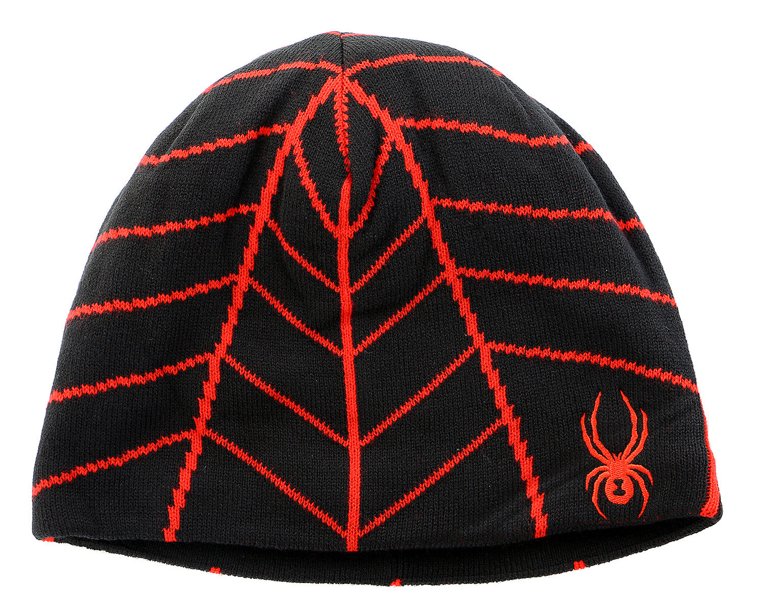 Spyder Hat Black/Volcano - Mens - Shoplifestyle