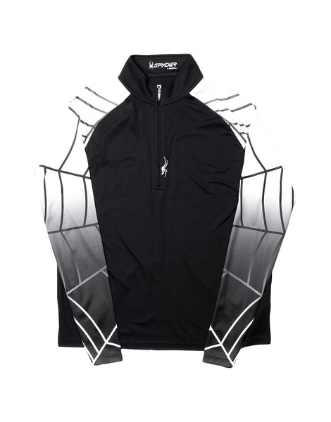 Spyder Linear Web T-Neck Shirt Athletic Top - Mens