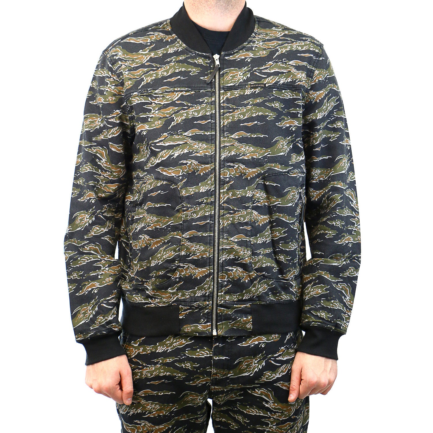 True religion top jacket camo
