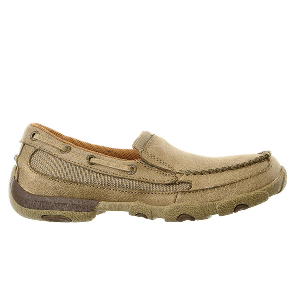 Twisted X Bomber Driving Moccasin Toe Slip-On Boat Shoe - Womens